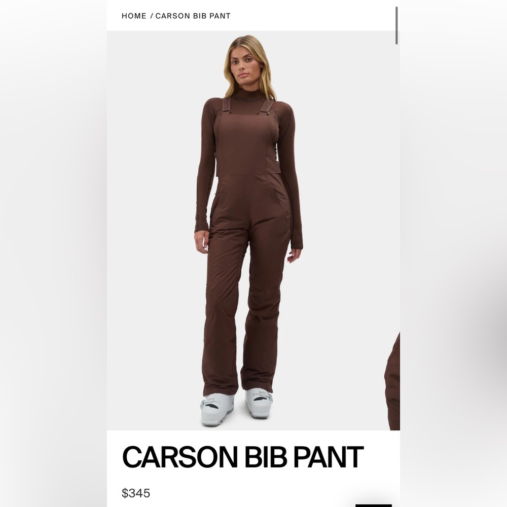 Halfdays Carson Bib Pant - Spiked Cocoa